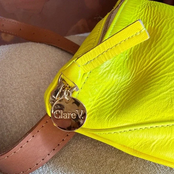 Clare V Neon Yellow Fanny - Picture 4 of 7
